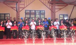 Lễ Khánh thành Nhà Văn hóa Cộng đồng dân tộc La Ha ở tỉnh Sơn La