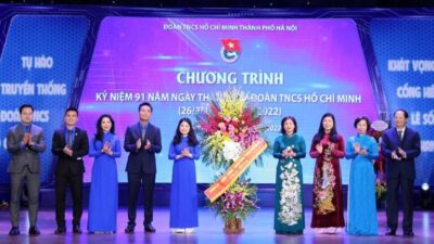 Thành Đoàn Hà Nội kỷ niệm 91 năm Ngày thành lập Đoàn TNCS Hồ Chí Minh