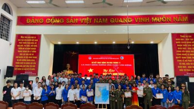 Hà Nội: Tuổi trẻ thủ đô cùng 2.200 tấm bản đồ lan tỏa tình yêu quê hương, đất nước.