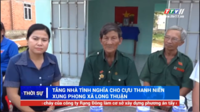 Tây Ninh - Tặng nhà tình nghĩa cho cựu thanh niên xung phong xã Long Thuận
