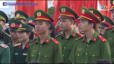 Bình Thuận - Lễ xuất quân hành trình tôi yêu Tổ quốc tôi.