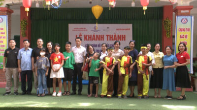 Khánh thành công trình Hỗ trợ trường giáo dục trẻ khuyết tật huyện Sóc Sơn